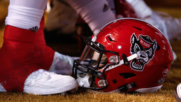 NC State helmet